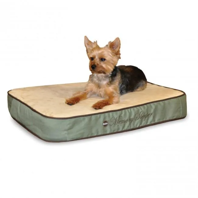 Memory Foam Dog Bed - Orthopedic Foam Pet Bed - K&H Memory Sleeper Pet Bed