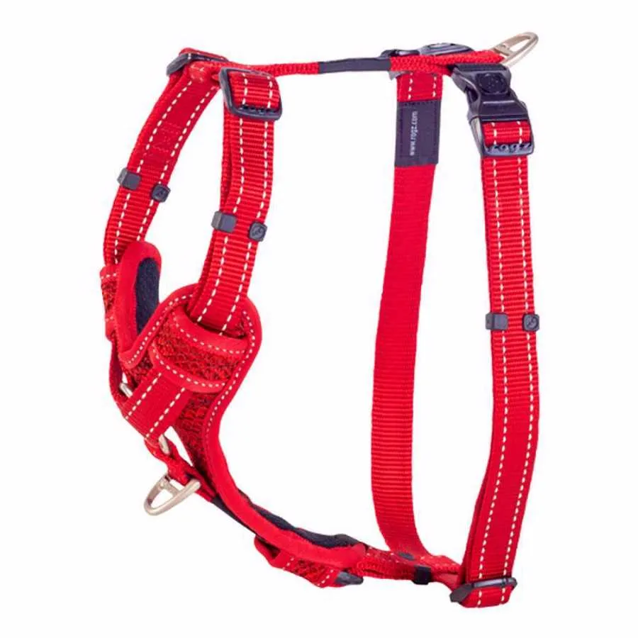 Rogz Control Harness Red
