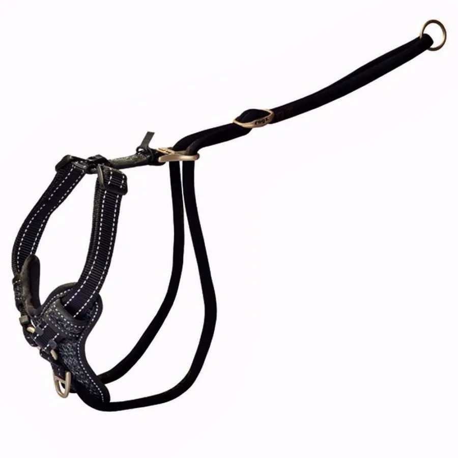Rogz Control Stop-Pull Harness Black